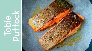 How to Cook Crispy Skin Salmon [upl. by Aelc]