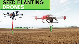 Top 5 Agricultural Drones that Spread Seeds  Forestation Drones [upl. by Ivah]