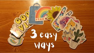 How To Make AESTHETIC Stickers AT HOME  DIY [upl. by Savdeep563]