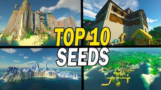 Top 10 Minecraft 1165 BEST Seeds PC JAVA Edition [upl. by Marie-Ann]