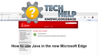 How to use Java in the new Microsoft Edge [upl. by Ahsinelg943]