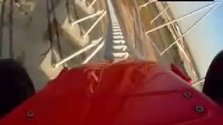 Formula Rossa Front Row POV WORLDS FASTEST ROLLER COASTER Ferrari World [upl. by Rosalee]