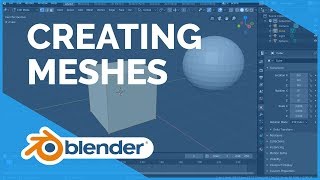 Creating Meshes  Blender 280 Fundamentals [upl. by Haleemaj895]