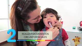 Limpieza bucodental en niños menores a 3 años [upl. by Elag690]