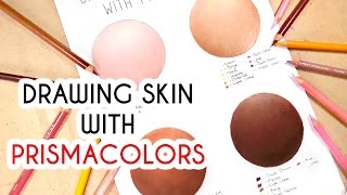 DRAWING SKIN WITH PRISMACOLORS Coloured Pencil Drawing Tutorial Episode 5 [upl. by Parrisch]