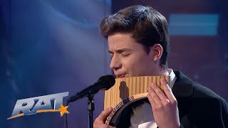 Cristian Ciaușu moment impresionat la nai  FINALA  Românii Au Talent S14 [upl. by Kubis]