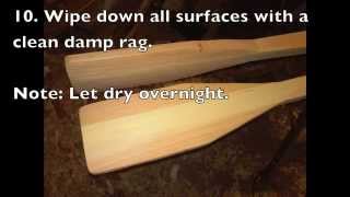 Homemade Oars From 2x4s [upl. by Nesrac397]