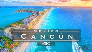 Cancún Mexico 🇲🇽  by drone 4K [upl. by Adihsaar120]