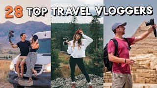 28 TOP TRAVEL VLOGGER channels to follow [upl. by Buell]