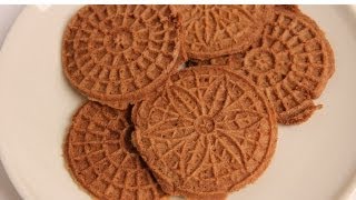 Chocolate Pizzelles Recipe  Laura Vitale  Laura in the Kitchen Episode 354 [upl. by Olga]