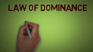 Principles of Genetics  Law of Dominance [upl. by Riaj188]