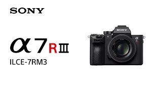 Product Feature  Alpha 7R III ILCE7RM3  Sony  α [upl. by Bubalo]