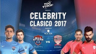 Celebrity Classico  Indian Cricket Team Vs Indian Bollywood Team Football  Amazon  Flipkart [upl. by Retsehc]