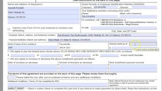 How to Complete Form 433D Direct Debit Installment Agreement [upl. by Nady664]