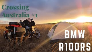 BMW R100RS Crossing Australia  1 [upl. by Ayanal]