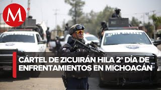 Siguen los enfrentamientos armados en Michoacán [upl. by Clintock616]