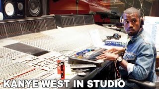 Kanye West In Studio [upl. by Eatnhoj]