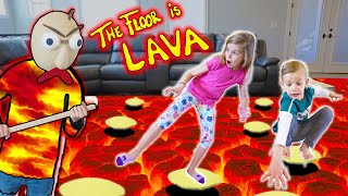 Floor Is LAVA And Baldi Is Lava Monster [upl. by Weisbart]