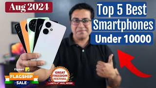 Best 5G Phones Under 10000 in August 2024 I गलती मत करना Under 10k [upl. by Tsuda686]