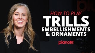 How to Play Trills and Embellishments on the Piano [upl. by Zea]