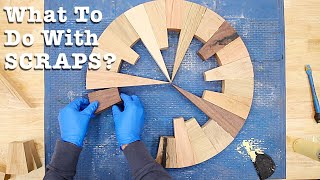 Turning Trash Wood to TREASURE  Scrap Wood amp Epoxy Tables [upl. by Iznik]