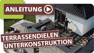 TerrassenUnterkonstruktion für eine Dachterrasse [upl. by Michaeline101]