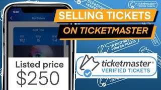 HOW TO LIST AND SELL TICKETS ON TICKETMASTER  THE COMPLETE GUIDE [upl. by Betthezul]