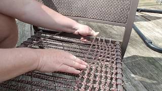 Fix your Patio Chairs Here is how [upl. by Eirelam]