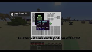 Minecraft 116 How to add POTION EFFECTS to Armor With command blocks [upl. by Gnehs]