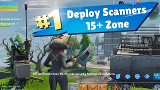 Deploy Scanners in a 15 Zone Save the World Fortnite [upl. by Lasko]