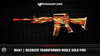 CF  M4A1  Silencer Transformer Noble Gold Fire VIP [upl. by Lundquist620]