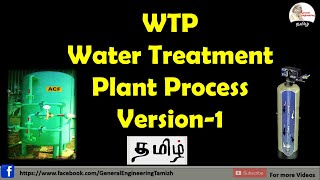 Water treatment Plant Process in TamilTDS TSS Turbidity [upl. by Nodla]