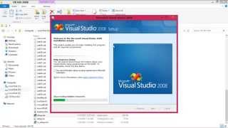 how to instal visual studio 2008 on windows 8 [upl. by Fezoj]