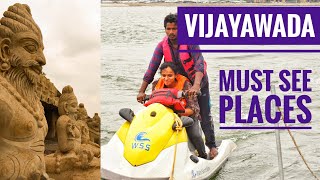 VIJAYAWADA  DONT MISS this 6 Places to Visit  UndavalliCaves Bapu Museum Bhavani Islands [upl. by Jareb889]