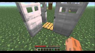 Minecraft  How to make a Door Trap [upl. by Payson602]