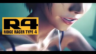 R4 Ridge Racer Type 4 Intro Remastered via AI Machine Learning at 4K 60 FPS Urban Fragments FTW [upl. by Annoved]