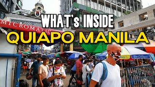 QUIAPO MANILA OF THE PHILIPPINES Walking Tour  Explore Quiapo Manilas CHURCH STREETS amp MARKETS [upl. by Julius]