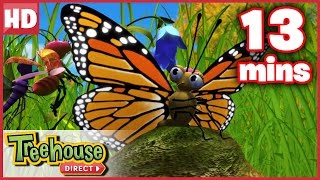 Miss Spider The Befuddled Butterfly  Ep40B  HD Cartoons [upl. by Novej]