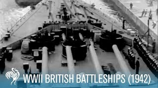 New British Battleships World War II 1942  British Pathé [upl. by Kyre]