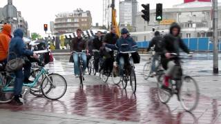 Cycling in the rain of the Netherlands [upl. by Kernan]