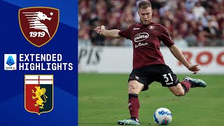 Salernitana vs Genoa Extended Highlights  Serie A  CBS Sports Golazo [upl. by Ettezel523]