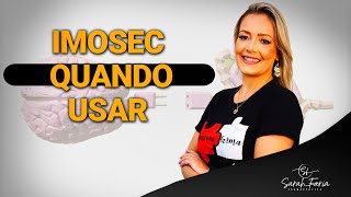 Imosec quando usar [upl. by Aniwde]