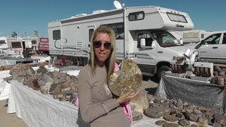 Road Trip Quartzsite Arizona Gem Shows [upl. by Llenral]