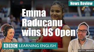 Emma Raducanu wins US Open BBC News Review [upl. by Elda]