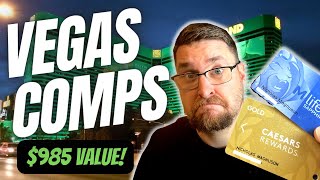 How I Got the BEST Vegas Comps  Do this ONE THING before spending a dime in Las Vegas Wow [upl. by Steinke202]