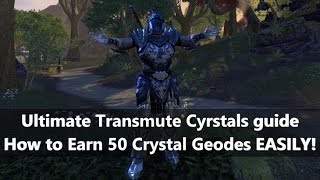 ESO l Ultimate Transmute Crystals Guide  Easily Earn 50 Crystals [upl. by Florence]