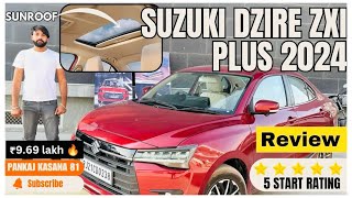 New Suzuki Dzire ZXi Plus 🔥 Full Details Review 2024 [upl. by Iralav765]