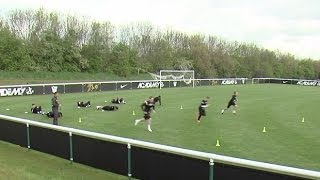 How to improve endurance and core strength  Soccer training drill  Nike Academy [upl. by Sacram]