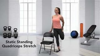 How to do a Static Standing Quadriceps Stretch [upl. by Irneh]