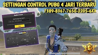 SETTINGAN KONTROL LAYOUT PUBG MOBILE 4 JARI [upl. by Alia]